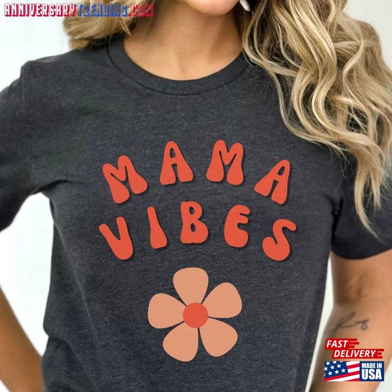 Mama Vibes Shirt Unisex Hoodie – Bipubunny Store