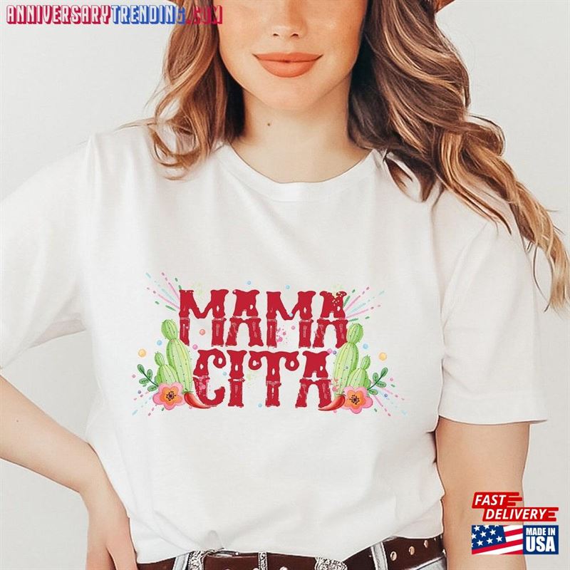 Mamacita Shirt Hispanic Mom Gift Pregnancy Announcement T-Shirt Classic – Bipubunny Store