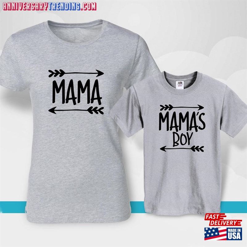 Mama’s Boy Unisex T-Shirt -Bipubunny Store