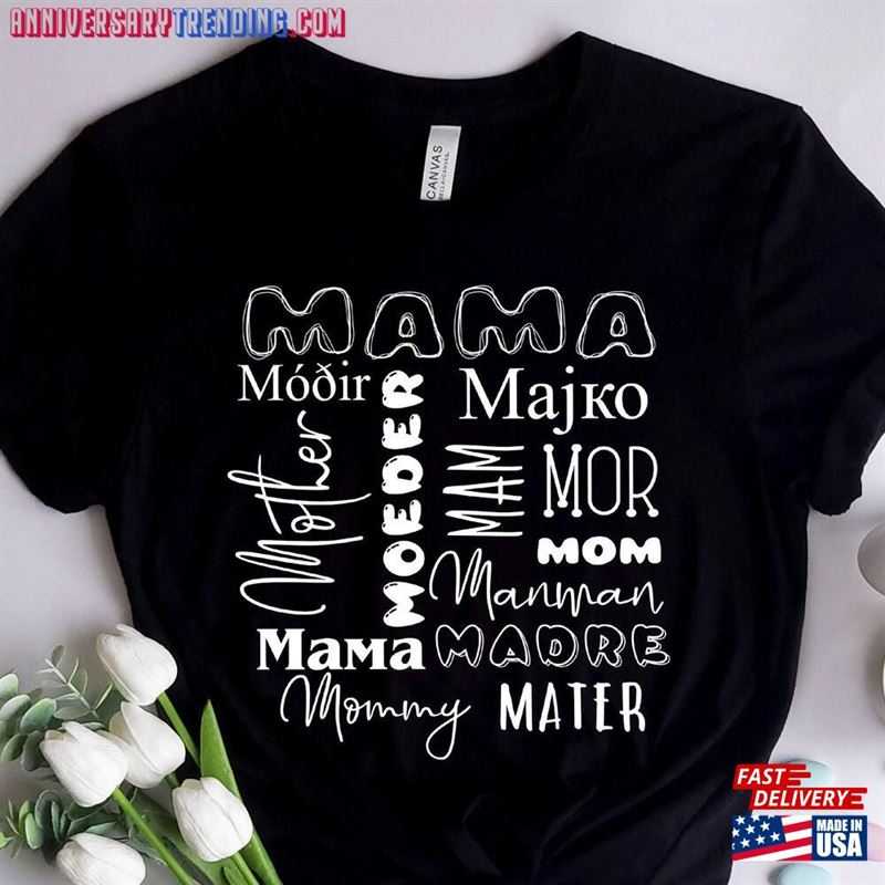 Mama’s Day Shirt Mom Mum Majko T-Shirt Unisex – Bipubunny Store