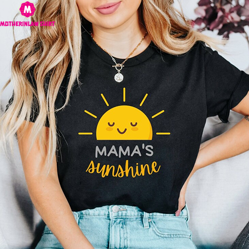 Mama’s Sunshine Shirt, Mom Shirt, New Mom Shirt, Mother’s Day, Mother’s Day Gift, Gift for Mom, Happy Mother’s Day by ElegantPrintopia