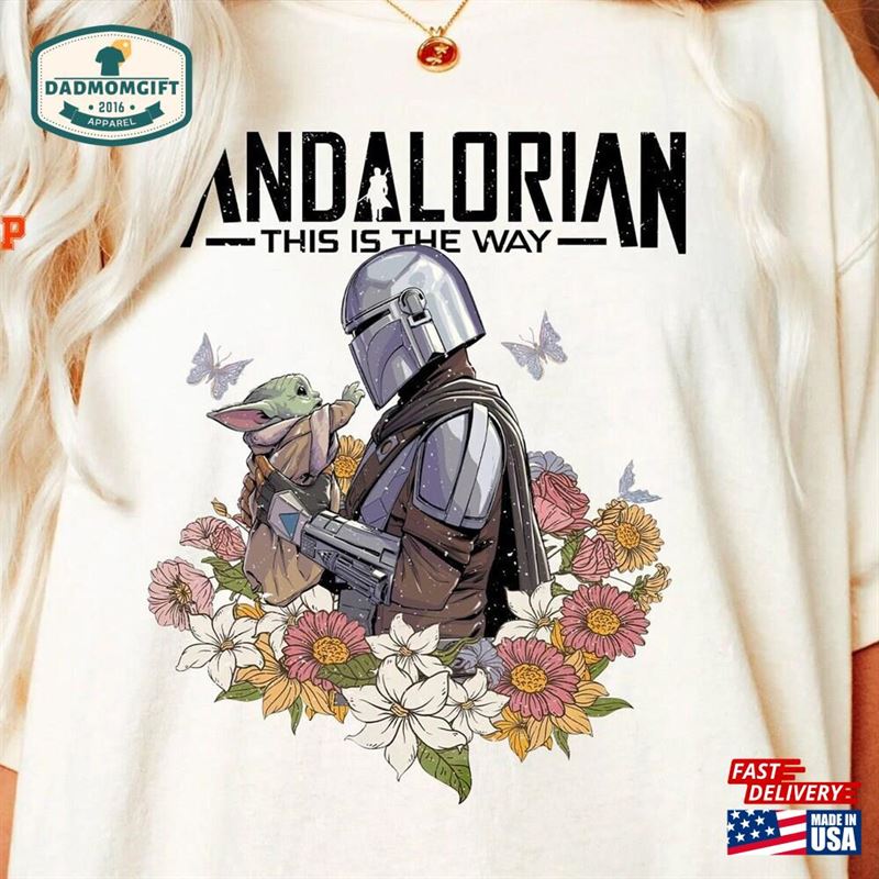 Mandalorian Grogu Shirt Star Wars This Is The Way Unisex T-Shirt