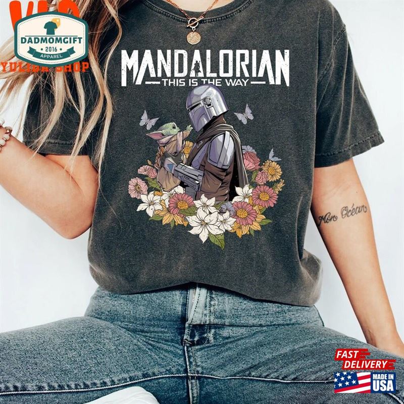 Mandalorian Grogu Shirt Star Wars This Is The Way Unisex T-Shirt