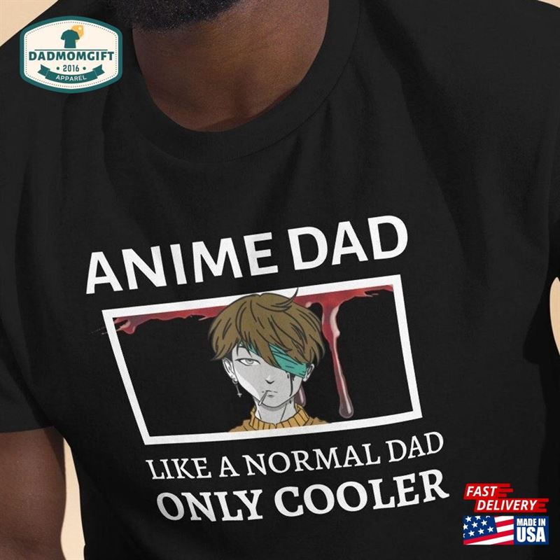 Manga Shirt For Dad Anime Fathers Tee Day Sweatshirt T-Shirt