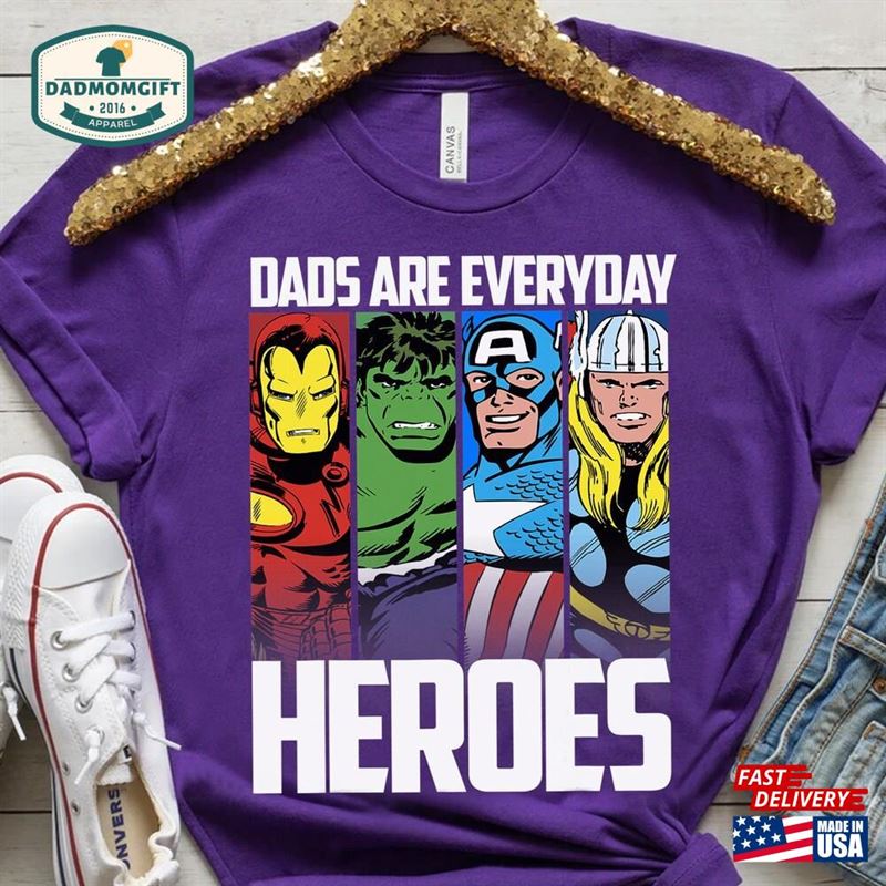 Marvel Avengers Father’s Day Everyday Heroes Graphic Shirt Hoodie Sweatshirt