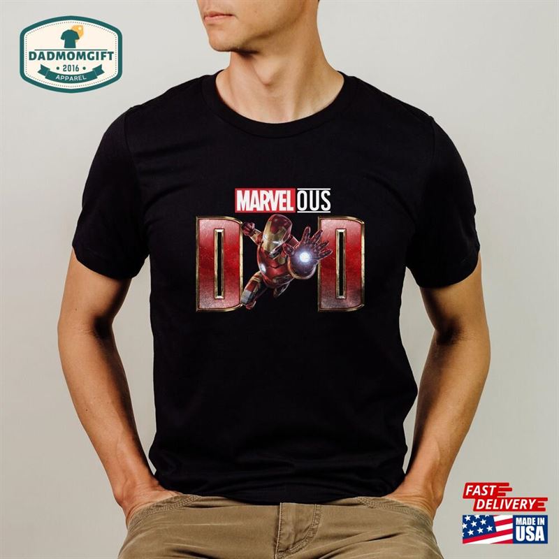 Marvelous Dad Shirt Iron Man Marvel Character Sweatshirt Classic