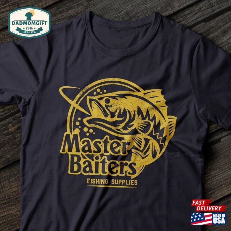 Master Baiters Funny Fishing T-Shirt Unisex