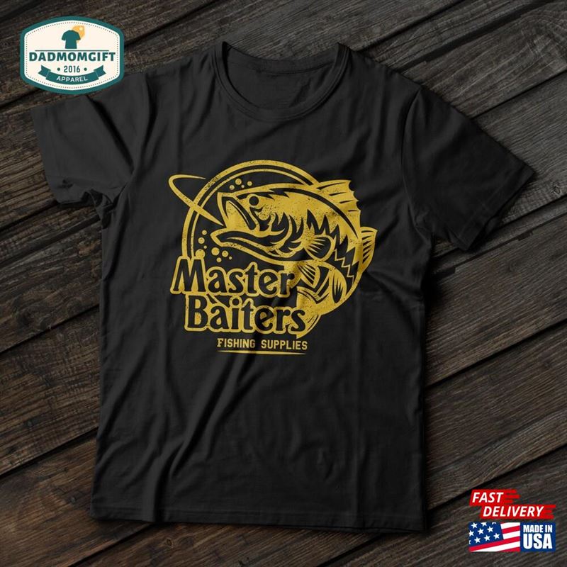 Master Baiters Funny Fishing T-Shirt Unisex