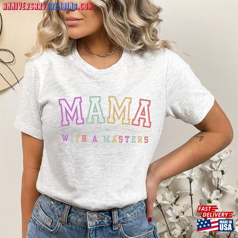 Masters Degree Gift Graduation Unisex T-Shirt – Bipubunny Store