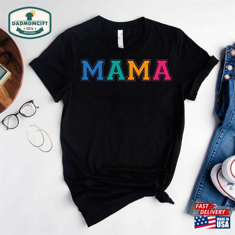 Matching Family Shirts Mama Dada Mini Baby New Dad Gift Unisex Classic