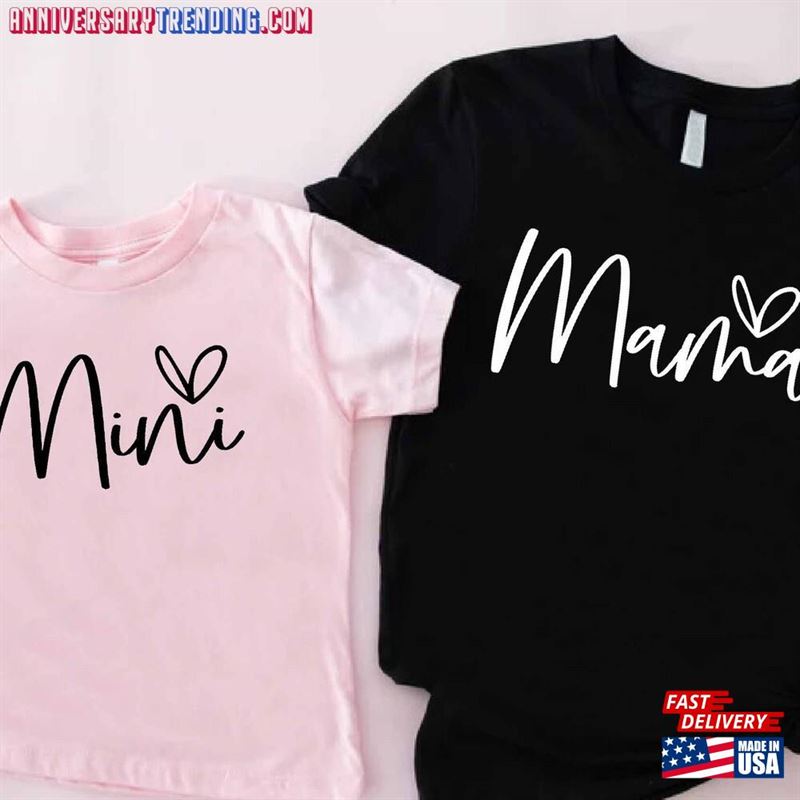 Matching Mama And Mini Shirts Mother Daughter Hoodie Classic – Bipubunny Store