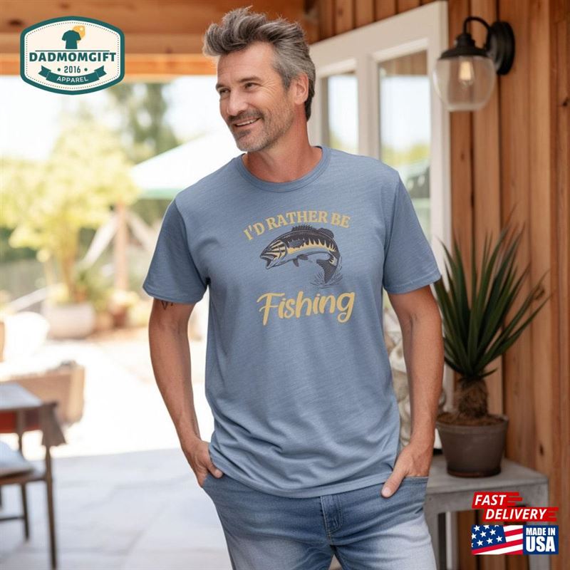 Mens Fishing Shirt Comfort Colors Unique Gifts For Dad Hoodie T-Shirt