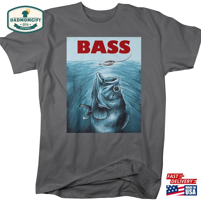 Men’s Funny Bass Fishing T-Shirt Shirts Fisherman Shirt Gift Idea Tee Sweatshirt Unisex