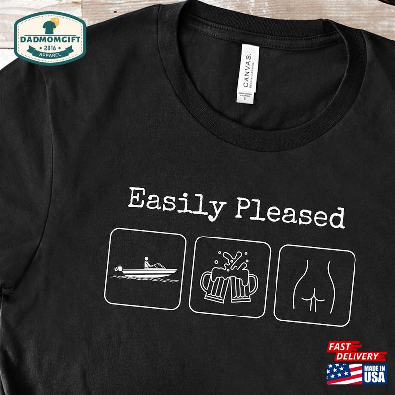 Mens T-Shirt Boats Beers Bums Shirt Sweatshirt