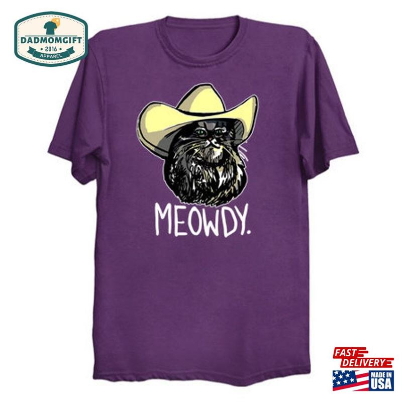 Meowdy Texas Cat Meme T-Shirt Hoodie