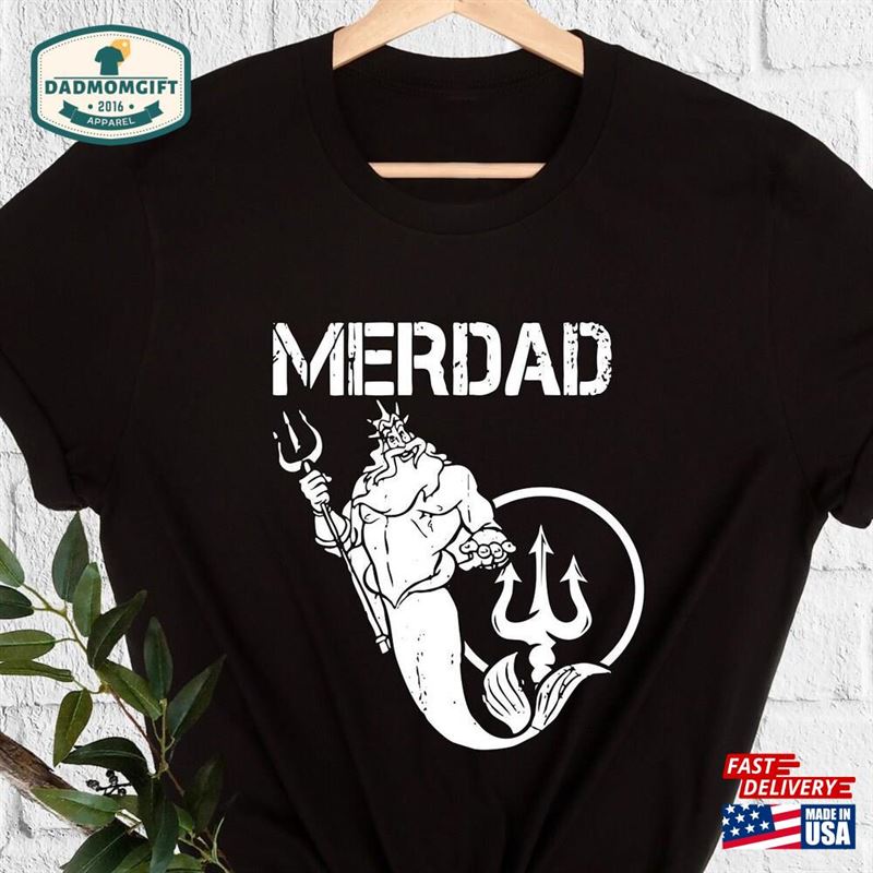 Merdad Shirt Funny Dad T-Shirt Father Classic