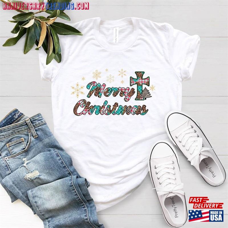 Merry Christmas Shirt Cute Tees Women Classic Hoodie – Bipubunny Store