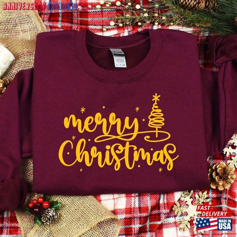 Merry Christmas Shirt Family Funny Sweatshirt T-Shirt – Bipubunny Store