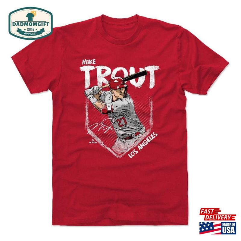 Mike Trout Men’s Cotton T-Shirt Hoodie Classic