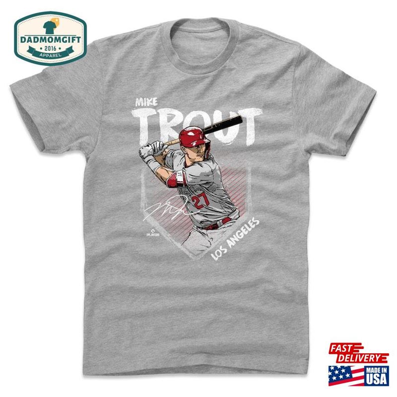 Mike Trout Men’s Cotton T-Shirt Hoodie Classic