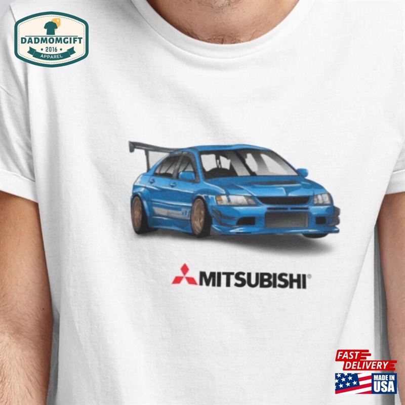 Mitsubishi Lancer Evo 9 Evolution T-Shirt Tee Shirt Japanese Sports Car Jdm Unisex Hoodie