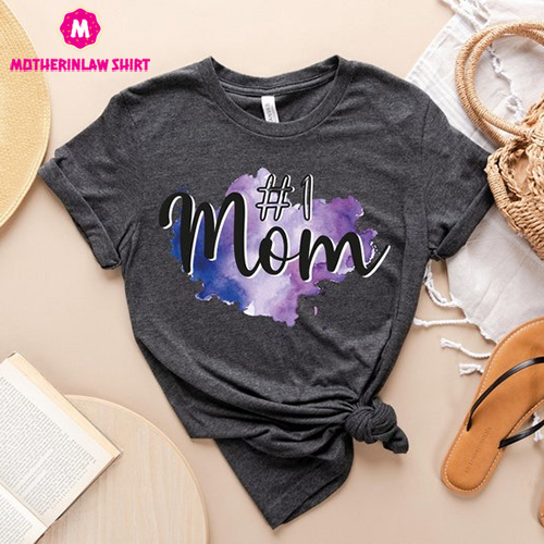 Mom 1 Shirt, Mom Heart Shirt, Mom Number One Shirt, Best Mom Shirt, Number 1 Mom Gift Shirt, Mother’s Day Shirt, Loved Mama Shirt