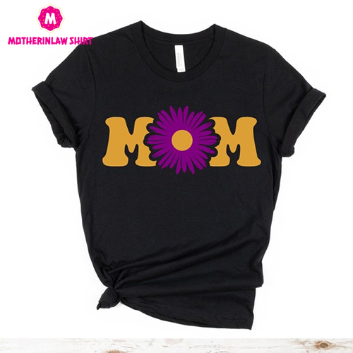 Mom Flower Design Shirt, Mom Tee, Gift For Mom, Mother’s Day Gift, I Love Mom Shirt, New Mom Gift, Special Design Mother’s Day T-shirt