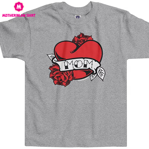 Mom Heart Tattoo Little Boys’ Toddler T-shirt