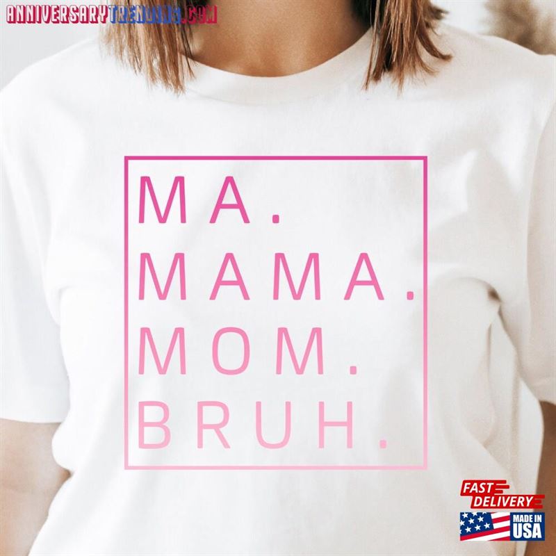 Mom Life Shirt Motherhood T-Shirt Mothers Day Gift Sweatshirt Unisex -Bipubunny Store