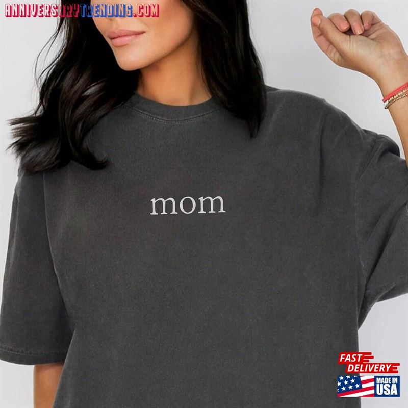 Mom Shirt Comfort Colors Simple T-Shirt Unisex – Bipubunny Store