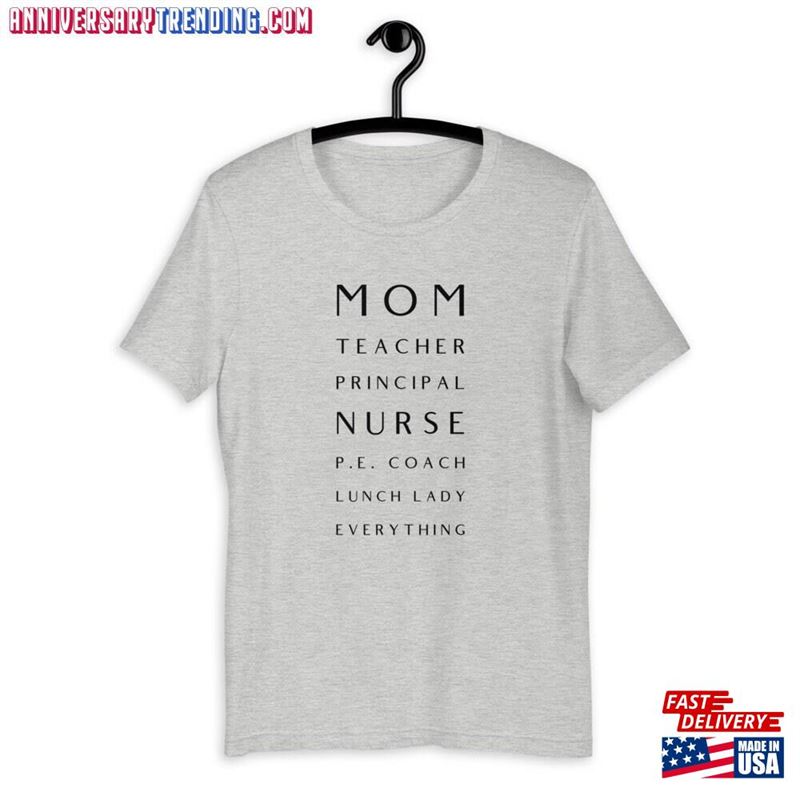 Mom Teacher Principal Nurse Pe Coach Lunch Lady Everything T-Shirt Sweatshirt – Bipubunny Store