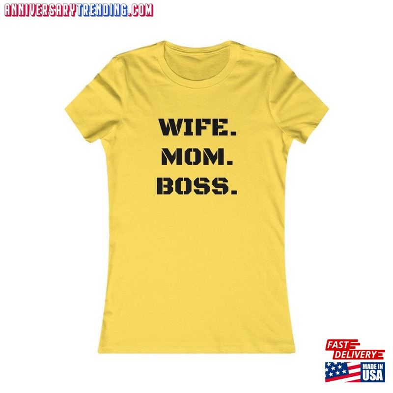 Mom Wife Boss Perfect Gift For Stepmom T-Shirt Unisex – Bipubunny Store