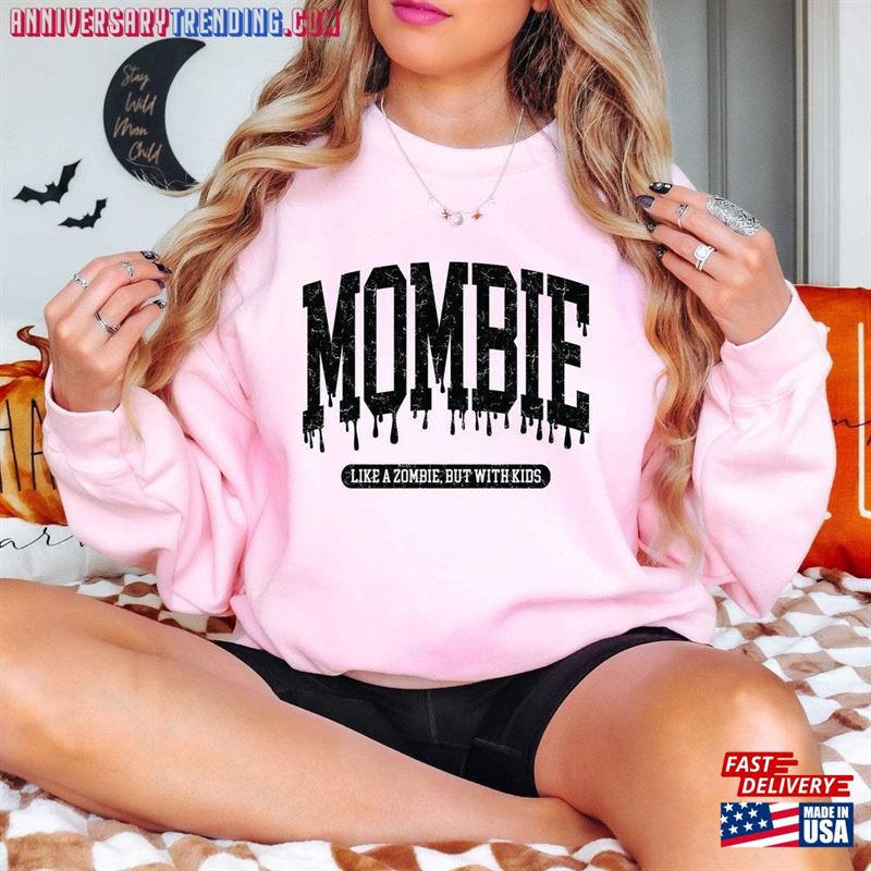 Mombie Like A Zombie But With Kids Halloween Sweatshirt Gift For Mom T-Shirt – Bipubunny Store