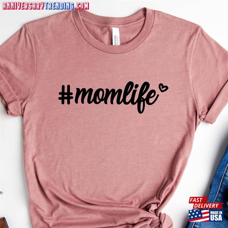 Momlife Shirt Mama Mom Unisex T-Shirt -Bipubunny Store