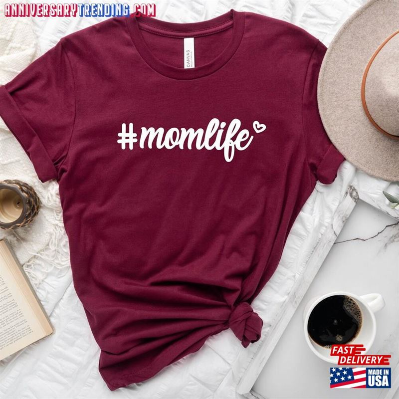 Momlife Shirt Mama Mom Unisex T-Shirt -Bipubunny Store