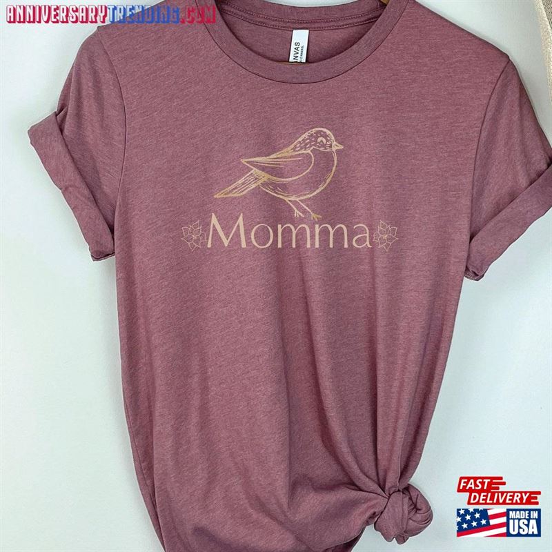 Momma Bird T-Shirt Hoodie Unisex – Bipubunny Store