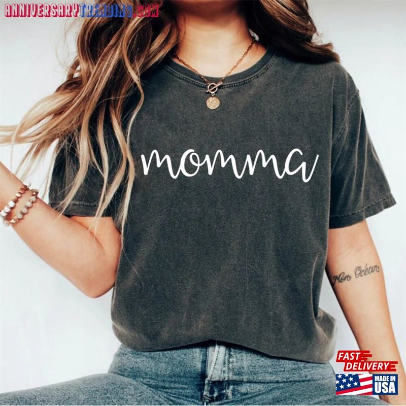 Momma Script Shirt Classic T-Shirt – Bipubunny Store