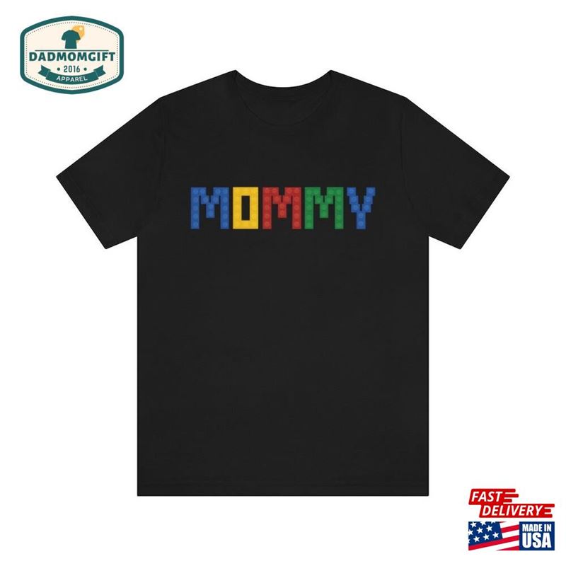 Mommy Building Blocks Outfit Bricks T-Shirt Hoodie