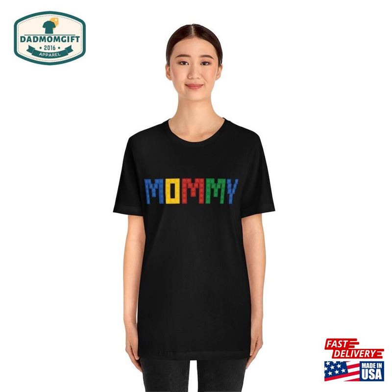 Mommy Building Blocks Outfit Bricks T-Shirt Hoodie