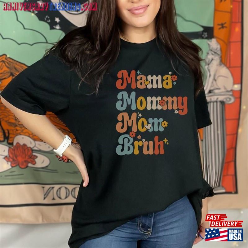 Mommy Mama Mom Bruh Family T-Shirt Sweatshirt -Bipubunny Store