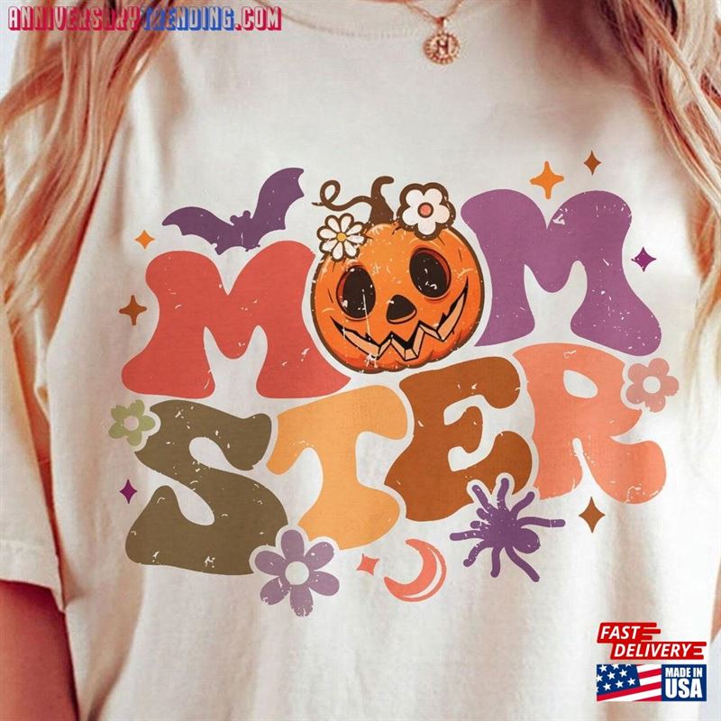 Momster Comfort Colors Shirt Halloween Mom Women Hoodie T-Shirt – Bipubunny Store