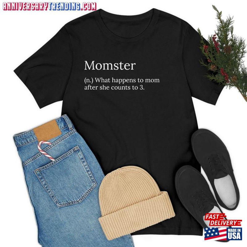 Momster Funny T-Shirt For Mom Gift Mother’s Day T Shirt Gifts Sweatshirt Hoodie – Bipubunny Store