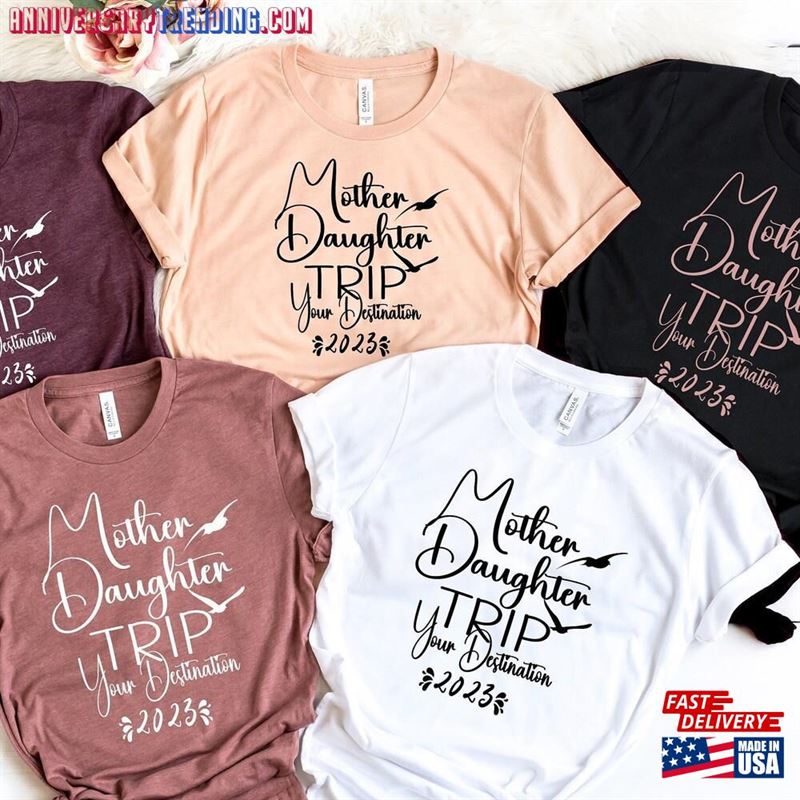 Mother Daughter Trip T-Shirts 2023 Shirts Summer Shirt T-Shirt Classic – Bipubunny Store