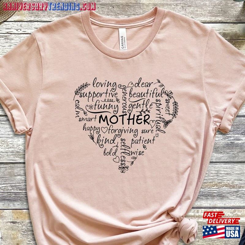 Mother Heart Shirt Mom Definition T-Shirt Characteristic Classic Sweatshirt – Bipubunny Store