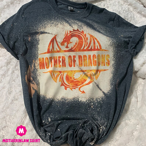 Mother of Dragons, Bleached Sublimated T Shirt