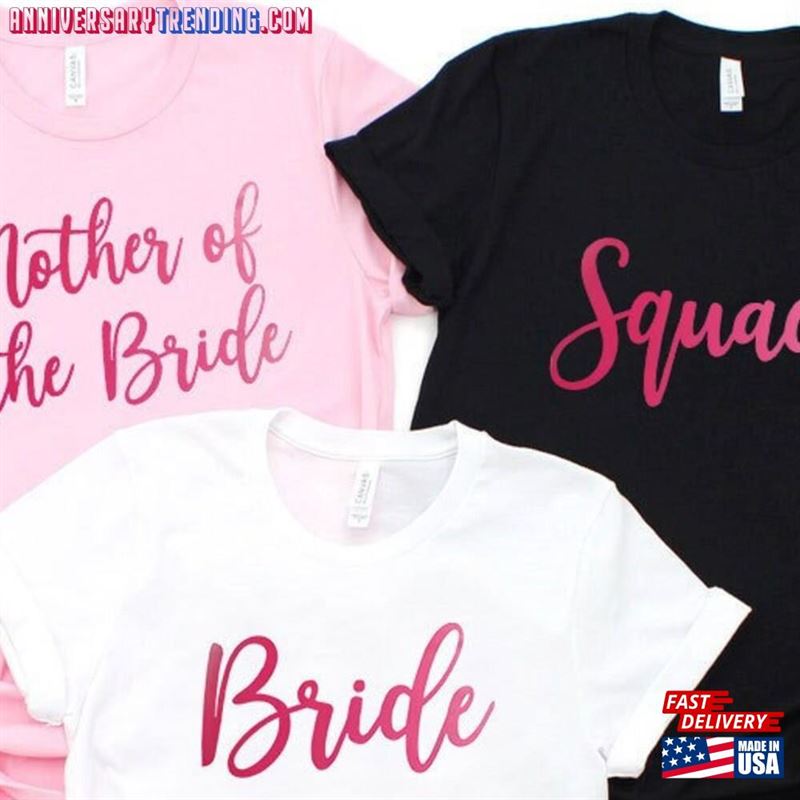 Mother Of The Bride Shirt Bachelorette Party Weddign Unisex Sweatshirt – Bipubunny Store