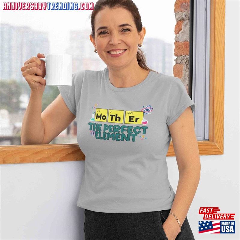 Mother Perfect Element 100% Cotton Tee T-Shirt Family Gift For Mom Hoodie – Bipubunny Store