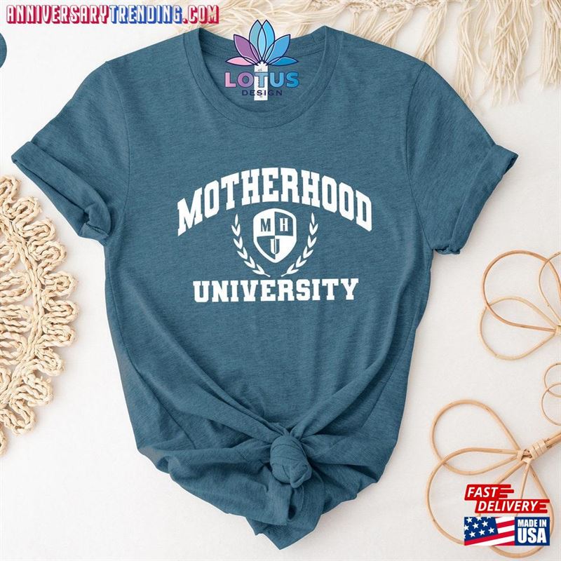 Motherhood University T-Shirt Best Mom Life Hoodie Unisex – Bipubunny Store