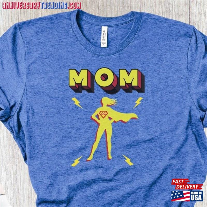 Mothers Day Shirt Gift Super Mom Shirts Classic Sweatshirt – Bipubunny Store