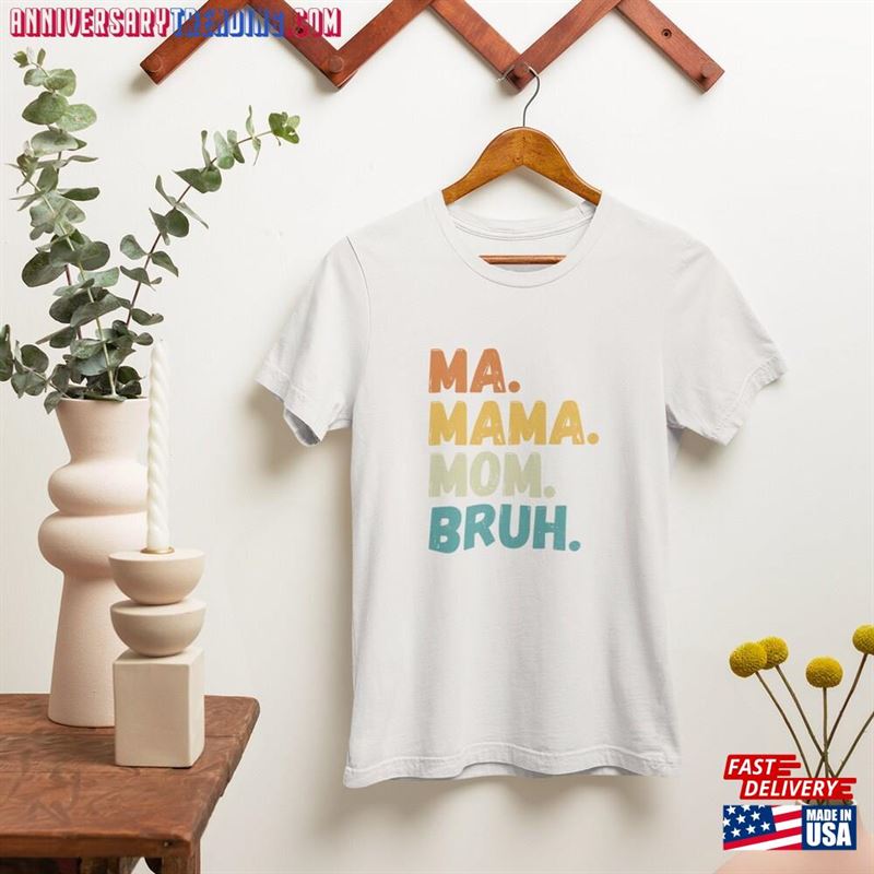 Mother’s Day Shirt Ma Mama Mom Bruh Hoodie Classic – Bipubunny Store